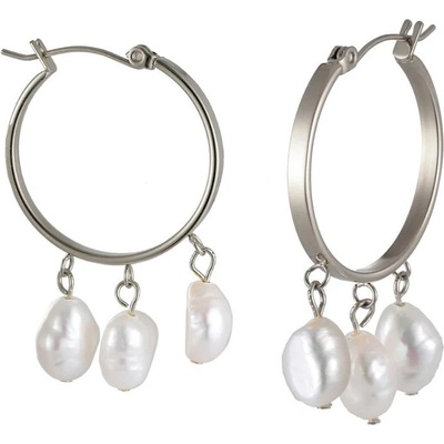 Free Style Perlové náušnice z chirurgické oceli ESS722ST