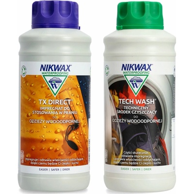NIKWAX Tech Wash a impregnace TX.Direct Wash-In 1000 + 1000 ml