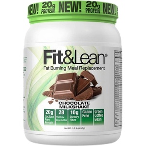 Fit & Lean Meal Replacement | with Fibers, Vitamins & Minerals [453 грама] Шоколад