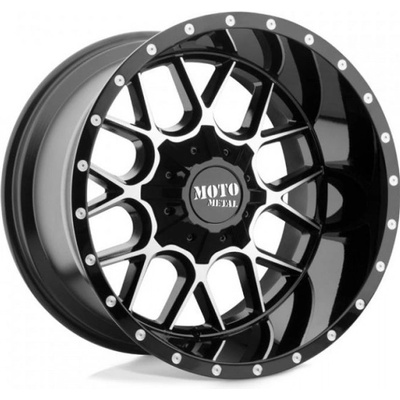 Moto Metal MO986 SIEGE 10x22 6x135 ET-18 gloss black machined