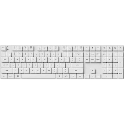 Keychron K5 Pro White QMK/VIA Full-Size Hot-Swappable Brown Switches (K5P-Q3)