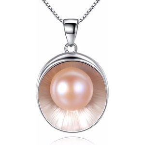 Silenti Jewelry Сребърно колие "Черупка