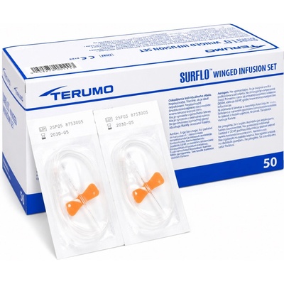 Terumo - Surflo infuzní set s křídly W 25G-oranžová (0,5×19mm) (50 ks) – Hledejceny.cz