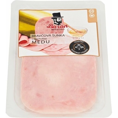 Baron Bravčová šunka s príchuťou medu 100 g