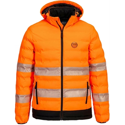 Portwest S548 Hi Vis reflexná vyhrievaná bunda žltá čierna