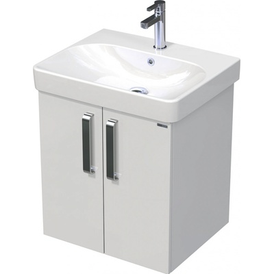 Intedoor Sonata Skříňka s umyvadlem Smyle Square 60 cm - závěsná, 2× dvířka, IN-200-060-2DV