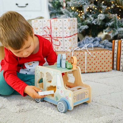 Tooky Toy vkladačka zvieratká Safari