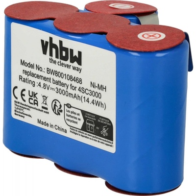 VHBW Vileda AS-193E9A 3000 mAh