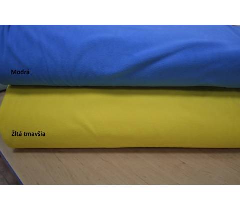 Látka Fleece modrá