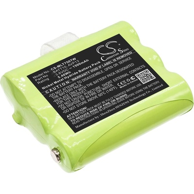Cameron Sino Батерия за Midland T71, T75, T77, X-Talker T75, X-Talker T79 и други, 1500 mAh, Ni-Mh (CS-MLT750TW)