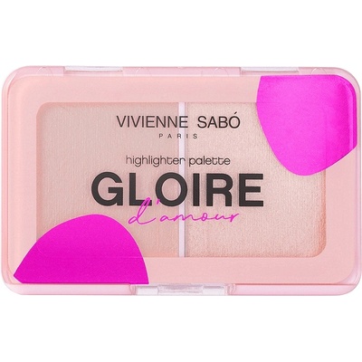 Vivienne Sabó Дуо хайлайтър Gloire d'Amour, 02 Champs-Elysees Peach, 6 g