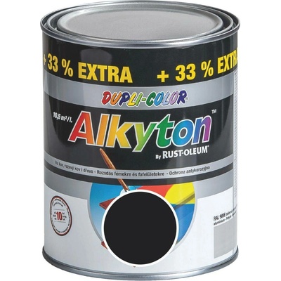 Alkyton Hladký mat 1 l černá