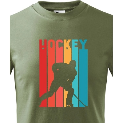 Dětské tričko Hokejový hráč Military Canvas Dětské tričko Bezvatriko.cz 2691