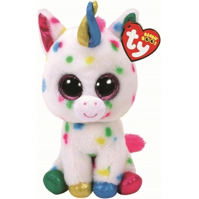 TY Beanie Boos Harmónia bodkovaný jednorožec 24 cm