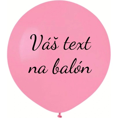 Svet balonku Balón s textom Ružový 80 cm