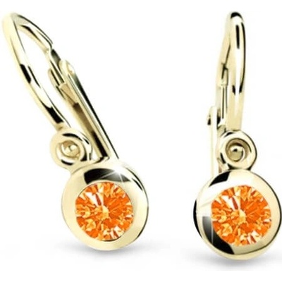 Cutie Jewellery zlaté detské náušnice C1537-10-X-1 oranžová