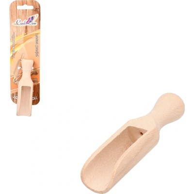 Dřevěná naběračka na sůl a koření - 10 cm