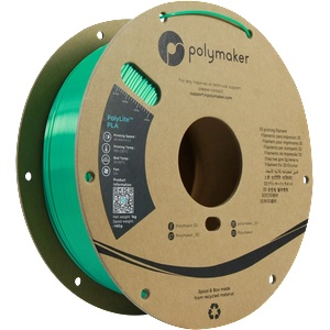 Polymaker PolyLite Silk PLA Green - 1, 75 mm / 1000 g (PA03011)