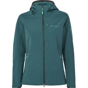 Vaude Дамско софтшел яке Vaude Women's Elope Stormfleece Hoody Softshell jacket - Dark Fjord Green - размер 42 (EU) (103-2295-0715)