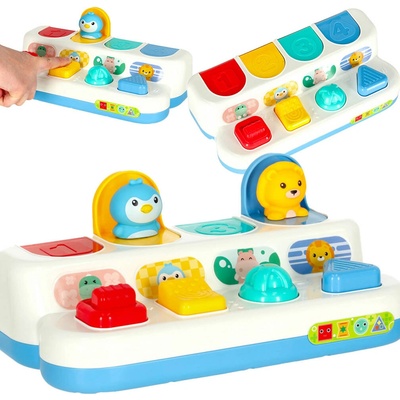 HUANGER Edukačná hra vyskakovacie zvieratká Pop up Animals