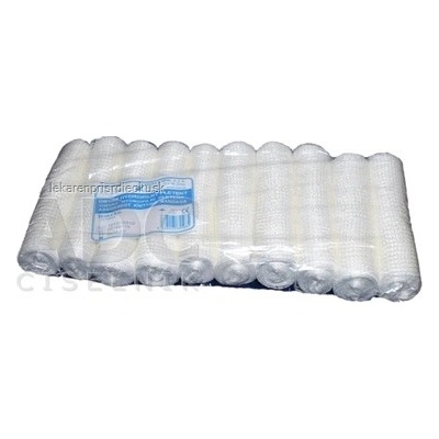 Vidra Obväz hydrofilný pletený nesterilný 10cm x 5m 10 ks