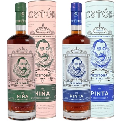 Ron Cristobal Pinta 6-8y 40% 0,7 l a Ron Cristóbal Niña 8-12y 40% 0,7 l (set)