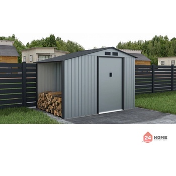 Image 1 of Градинска барака SUNNY Madison, светло сива 278x191 cm