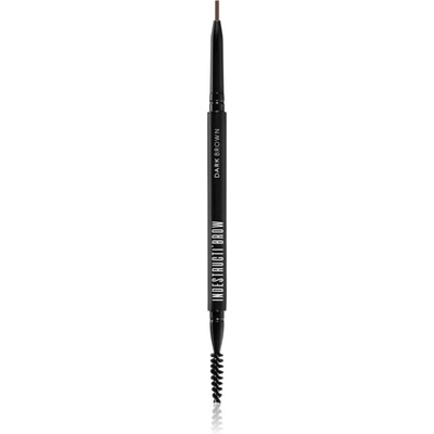 BPerfect IndestructiBrow Pencil дълготраен молив за вежди с четка цвят Dark Brown 10 гр