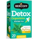 Bercoff Detox organizmu zmes bylín zeleného a čierneho čaju žihľava 20 x 1,5 g