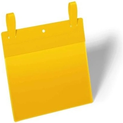 DURABLE Vrecko na dokumenty s páskami 210x148mm na šírku 50 ks žlté