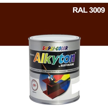 Alkyton hladký lesklý RAL 3009 0,75 l oxidovaná červená