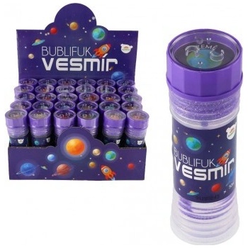 Teddies Bublifuk Vesmír 50ml 11cm mix druhov