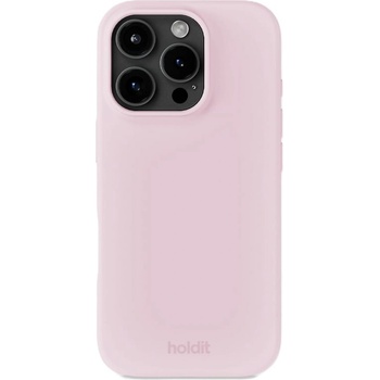 Holdit Гръб Holdit Silicone за iPhone 16 Pro Max - Pale Pink