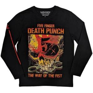Five Finger Death Punch The Way Of The Fist (Back & Sleeve Print) Black M Риза (FFDPLST40MB02)