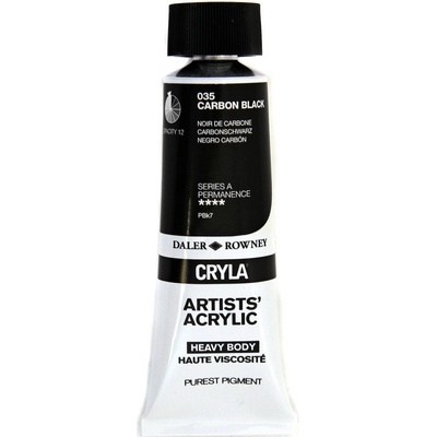 Daler-Rowney Cryla Artists’ АКРИЛНА боя Carbon Black 75 ml 1 бр (125075035)