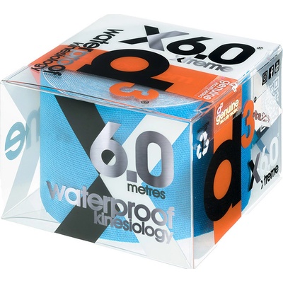 D3 X6.0 Extreme Kineziologický vodeodolný tejp modrá 6 m x 5 cm