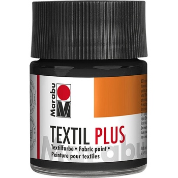 Marabu farby na textil Plus 50 ml čierna