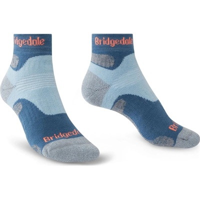 Bridgedale dámske turistické ponožky Hike Midweight Merino Performance Ankle Womens blue