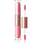 Revolution Beauty Double Up течни очни сенки 2 в 1 цвят Blissful Pink 2x2.2ml