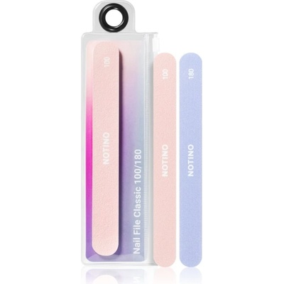 Notino Nail Tools Nail File Classic 100/180 klasický pilník na nechty s dvomi hrubosťami Classic 100/180