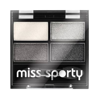 Miss Sporty Studio Colour Quattro Eye Shadow oční stíny 414 100% Smokey 3,2 g