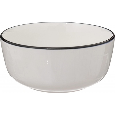 Secret de Gourmet Porcelánová miska ALIX s černým okrajem 15 cm