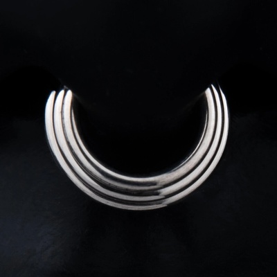 CryptoEshop Titanový otevírací kroužek ve stylu stacked rings TrinitiCore 1,2 mm 8 mm W81-128