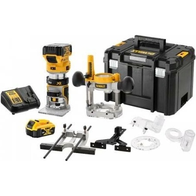 DeWALT Aku kombinovaná frézka 18V 2x5,0Ah DCW604P2