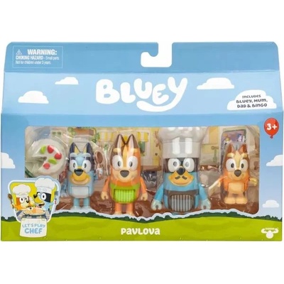 TM Toys Bluey: Комплект за десерт - 4 части (BLU18916)