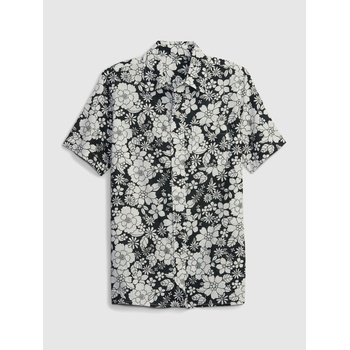 GAP Детска ленена риза оксфорд GAP GAP | Cheren | Момчешки | 104-110