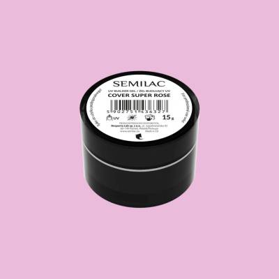 Semilac Builder Cover modelacni gel super rose 15 g