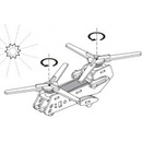 Robotime P320 solární vojenský vrtulník CH47