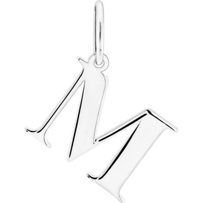 Gemmax Zlatý přívěsek tiskací písmenko písmenko M GUPWN 43541