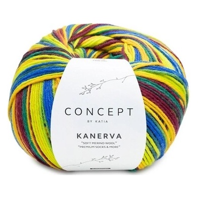 KANERVA SOCKS Katia Farby KANERVA: 104 mix farieb 4